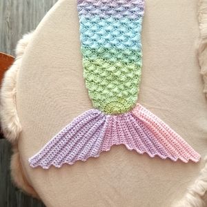 Crochet Infant Mermaid Wrap